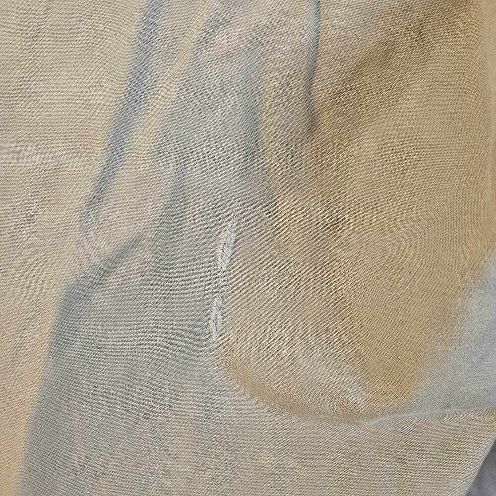 Levi's Vtg Mens 40 Beige Khaki Baggy Flap Pockets Streetwear Cargo Y2K Casual - Picture 4 of 6